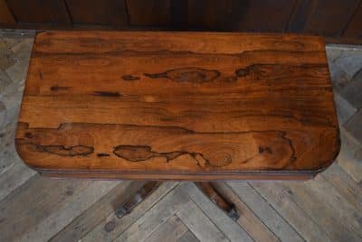 Georgian Rosewood Fold-over Games Table SAI3288 - Image 7