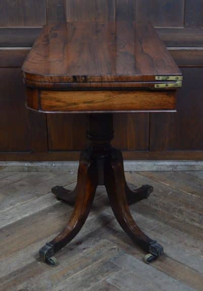 Georgian Rosewood Fold-over Games Table SAI3288 Antique Furniture 6