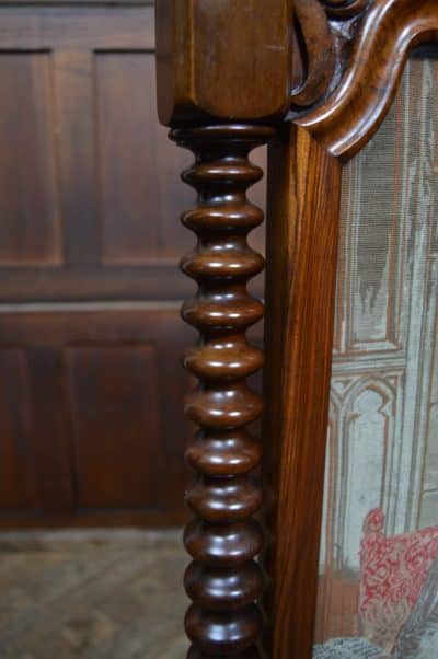 Victorian Rosewood Tapestry Fire Screen SAI3297 - Image 4