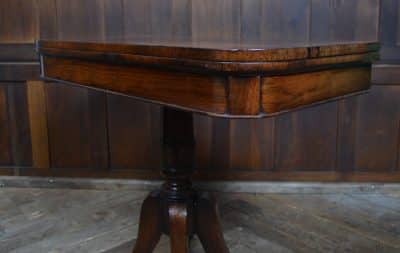 Georgian Rosewood Fold-over Games Table SAI3288 Antique Furniture 5