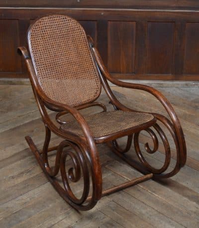 Edwardian Bentwood Rocking Chair SAI3289 Antique Chairs 3