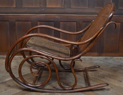 Edwardian Bentwood Rocking Chair SAI3289 Antique Chairs 9