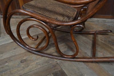 Edwardian Bentwood Rocking Chair SAI3289 - Image 5