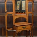 Edwardian Oak Hall Stand SAI3290 Antique Furniture