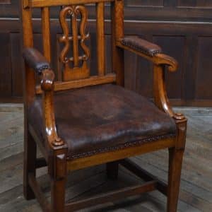 Victorian Oak Arm Chair SAI3291 Antique Chairs