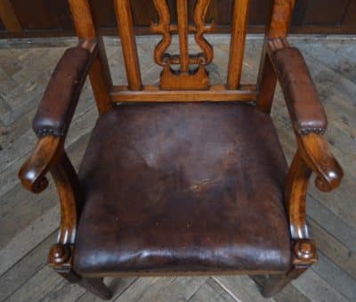 Victorian Oak Arm Chair SAI3291 Antique Chairs 13