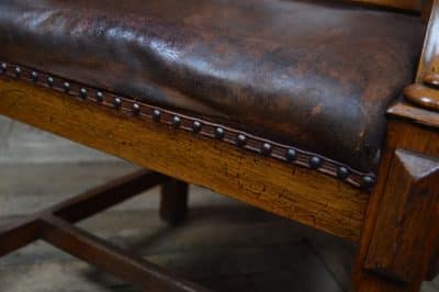 Victorian Oak Arm Chair SAI3291 Antique Chairs 11
