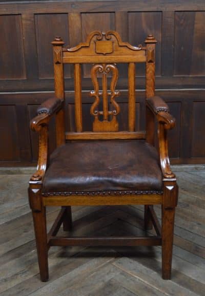 Victorian Oak Arm Chair SAI3291 Antique Chairs 10