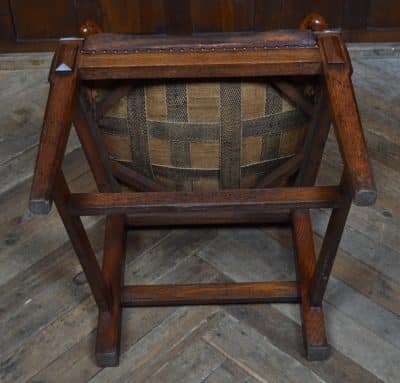 Victorian Oak Arm Chair SAI3291 Antique Chairs 4
