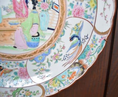 Hand Painted Oriental Charger SAI3292 Antique Ceramics 10