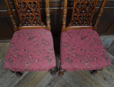 Victorian Walnut Hall Chairs SAI3293 Antique Chairs 6