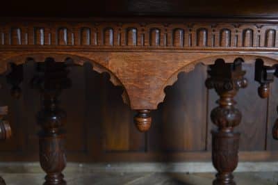 Victorian Oak Octagonal Centre Table SAI3296 - Image 6