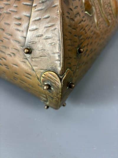Arts & Crafts Coal Scuttle c1900 - Image 4
