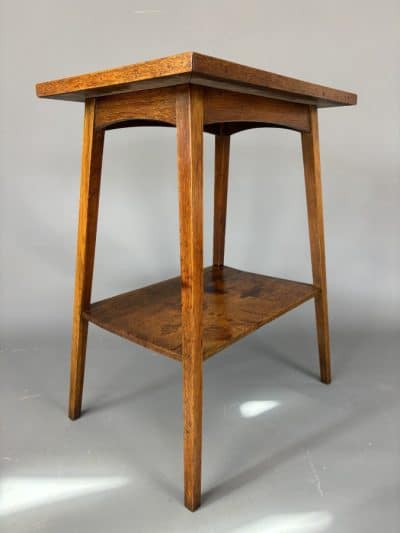 Arts & Crafts Oak Tile Top Table oak Antique Furniture 8