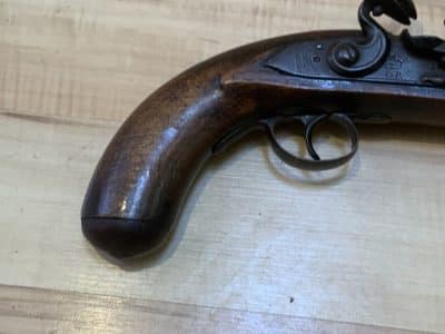 A scarce British Military Officer's Flintlock Pistol marked Dublin Castle. Circa 1780. - Image 3