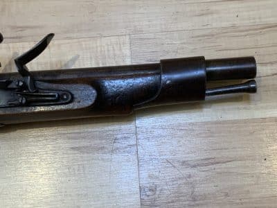 A scarce British Military Officer's Flintlock Pistol marked Dublin Castle. Circa 1780. - Image 4