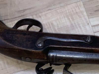 A scarce British Military Officer’s Flintlock Pistol marked Dublin Castle. Circa 1780. Antique Guns 10