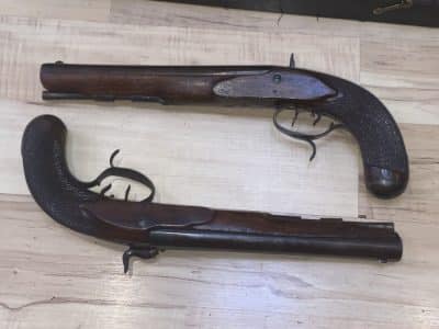 Durs Egg pair of duelling pistols Antique Guns 10