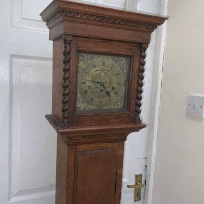 Grandmother Clock Westminster Chimes Antique Clocks 7