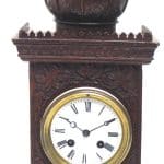 Taj Mahal Carved Mantle Clock