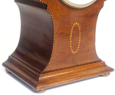 Rare Find Edwardian Balloon Mantel Clock - 8-Day Striking Mantle Clock - Image 10