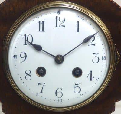 Rare Find Edwardian Balloon Mantel Clock – 8-Day Striking Mantle Clock Antique Antique Clocks 9