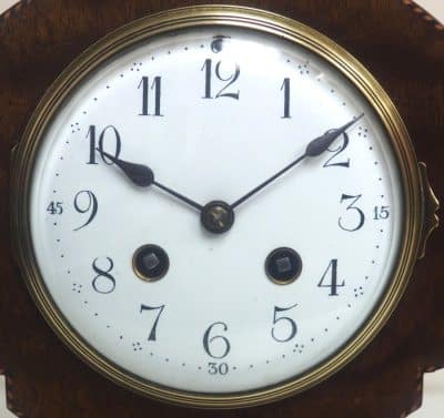 Rare Find Edwardian Balloon Mantel Clock - 8-Day Striking Mantle Clock - Image 7