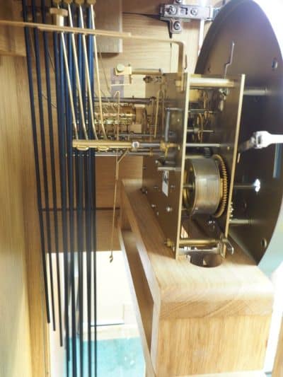 Rare & Amazing Regulator Musical Longcase Clock – Fine Kieninger Grandfather Clock with Dead Escapement with Maintaining Power. - Image 5