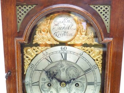 Antique Caddy Top Double Fusee Mantel Clock by John Tickell Crediton double fusee Antique Clocks 9