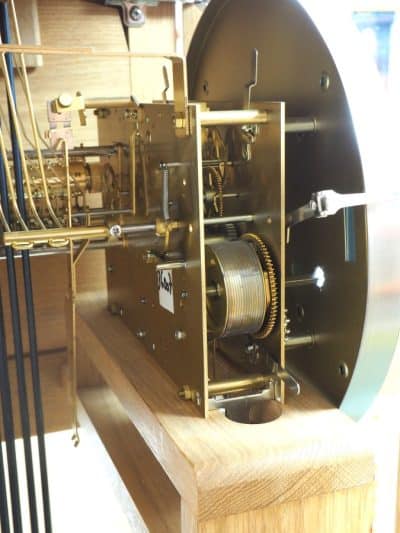 Rare & Amazing Regulator Musical Longcase Clock – Fine Kieninger Grandfather Clock with Dead Escapement with Maintaining Power. - Image 4