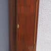 19THC Pagoda Top Longcase Clock in Solid Mahogany Case Arched Silver & Brass Dial Signed Joseph Herring London - Image 9