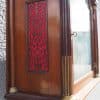 19THC Pagoda Top Longcase Clock in Solid Mahogany Case Arched Silver & Brass Dial Signed Joseph Herring London - Image 4