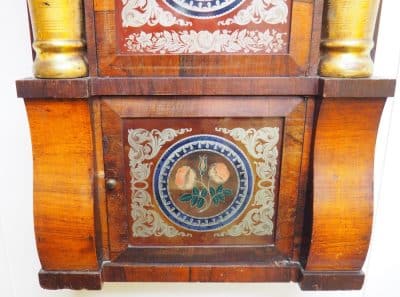 Important 8 Day Antique American Ogee Wall Clock – Weight Driven Striking Wall/Mantel Clock - Image 10