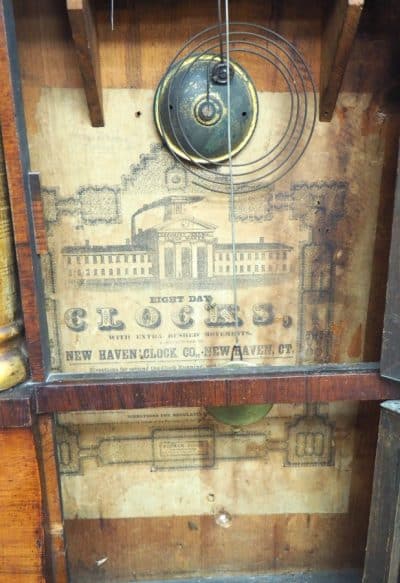 Important 8 Day Antique American Ogee Wall Clock – Weight Driven Striking Wall/Mantel Clock - Image 3
