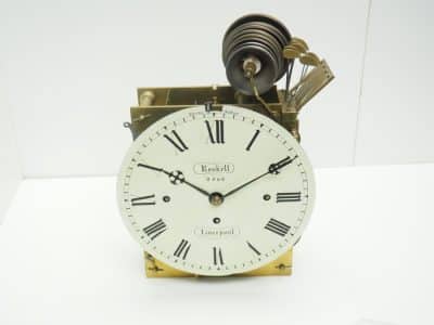 Antique Musical Westminster Chime Bracket Clock 8 Bell Triple Fusee Roskell Liverpool bracket clock Antique Clocks 17