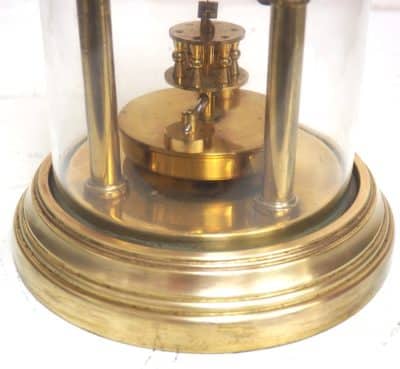 Rare BHA 400-Day Torsion Clock German Anniversary Clock Mantel Clock C1900 - Image 14