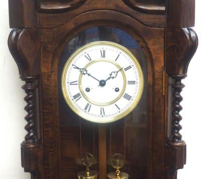 Impressive Rare Hermle Vienna Wall Clock 8 Day Weight Driven Striking Wall Clock - Image 15