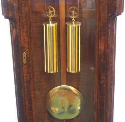 Impressive Rare Hermle Vienna Wall Clock 8 Day Weight Driven Striking Wall Clock Hermle Antique Clocks 16