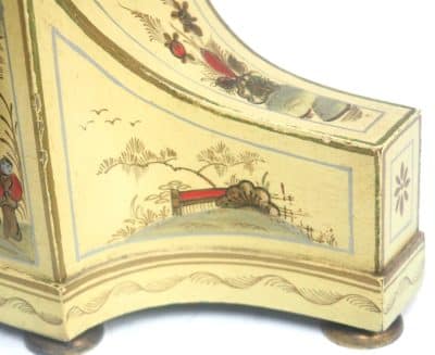 Impressive Chinoiserie Arched Top Mantel Clock – 8-Day Mantle Clock With Ormolu Mounts Chinoiserie Antique Clocks 6