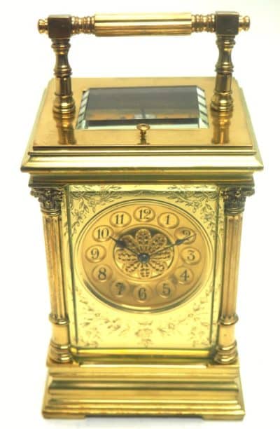 French 8-Day Repeat Carriage Clock