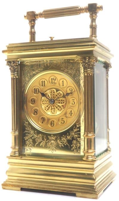 French 8-Day Repeat Carriage Clock