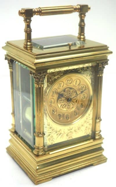 French 8-Day Repeat Carriage Clock