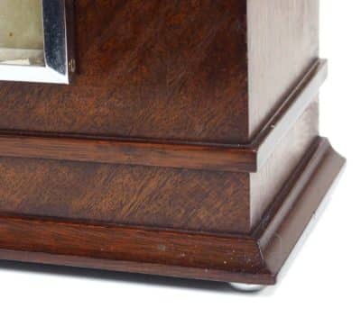 Antique Art Deco Mantel Clock Mahogany 8-Day Westminster Chiming Mantle Clock - Image 2