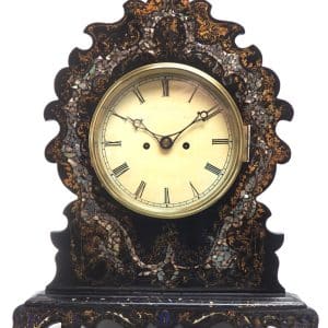 Antique English 8 Day Twin Fusee Bracket clock 8-Day Striking Double Fusee Mantel Clock by H J Wallis bracket clock Antique Clocks
