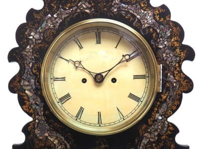 Antique English 8 Day Twin Fusee Bracket clock 8-Day Striking Double Fusee Mantel Clock by H J Wallis bracket clock Antique Clocks 10