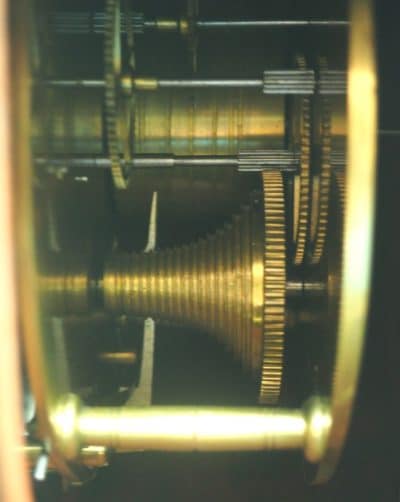 A fine English Regency rosewood fusee mantle clock – Inlaid Drumhead Bracket Clock - Image 3