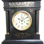 World Biggest French Slate Mantel Clock 8 Day Musical Exhibition Mantle Clock Mantel Clock Antique Clocks