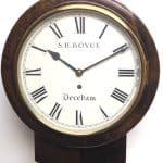 Fine Dereham Drop Dial Fusee Wall Clock – 8-Day S H Boyce Fusee Dial Wall Clock Dial Wall Clock Antique Clocks
