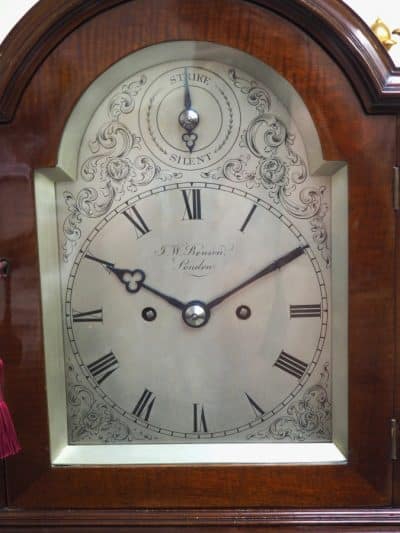 Antique English 8 Day Twin Fusee W J Benson Bracket clock 8-Day Striking Double Fusee London Clock bracket clock Antique Clocks 8