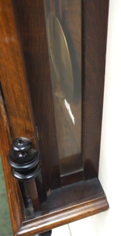 Fine Victorian 8-Day Wall Clock – Antique Striking Vienna Wall Clock - Image 15